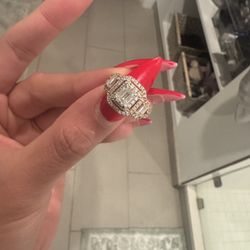 1.5 Carat Total Rose Gold 14K Diamond Rings NATURAL DIAMOND 