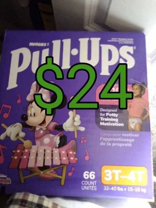 Huggies Pull ups (Size 3T-4T)