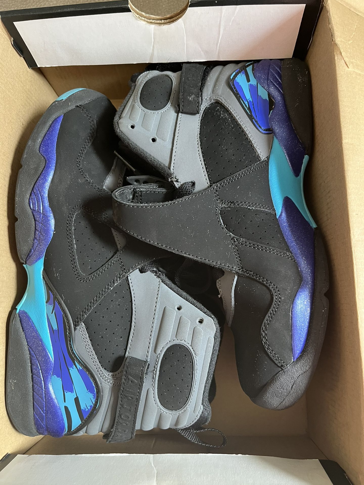 Aqua 8s (2015)size 7y Never Worn for Sale in Brooklyn, NY - OfferUp
