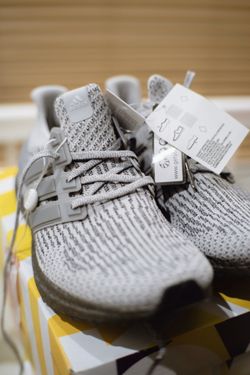Adidas Ultraboost 3.0 Triple Silver/Triple Grey - New, Size 10