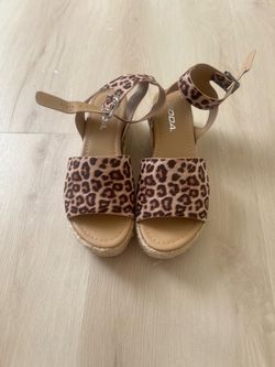 Cheetah Print Sandals