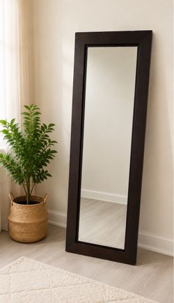 High-Quality Heavy Wood-Framed MIRROR – 59” x 19.5”
