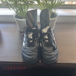 Youth Soccer Turf Cleats And Shin Guards