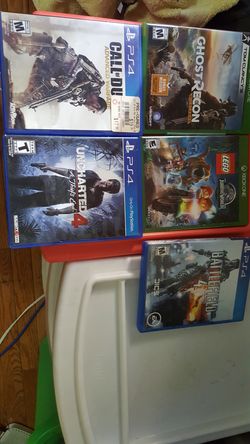Ps4 and Xbox one games