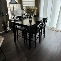 Rustic High Top Dining Room Table 