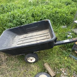 Pull behind  cart for a riding mower  ??