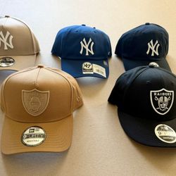 Raiders / Yankees Culture Kings NewEra 47brand Hats!