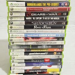 Xbox 360 Video Game Lot 20 GAMES!