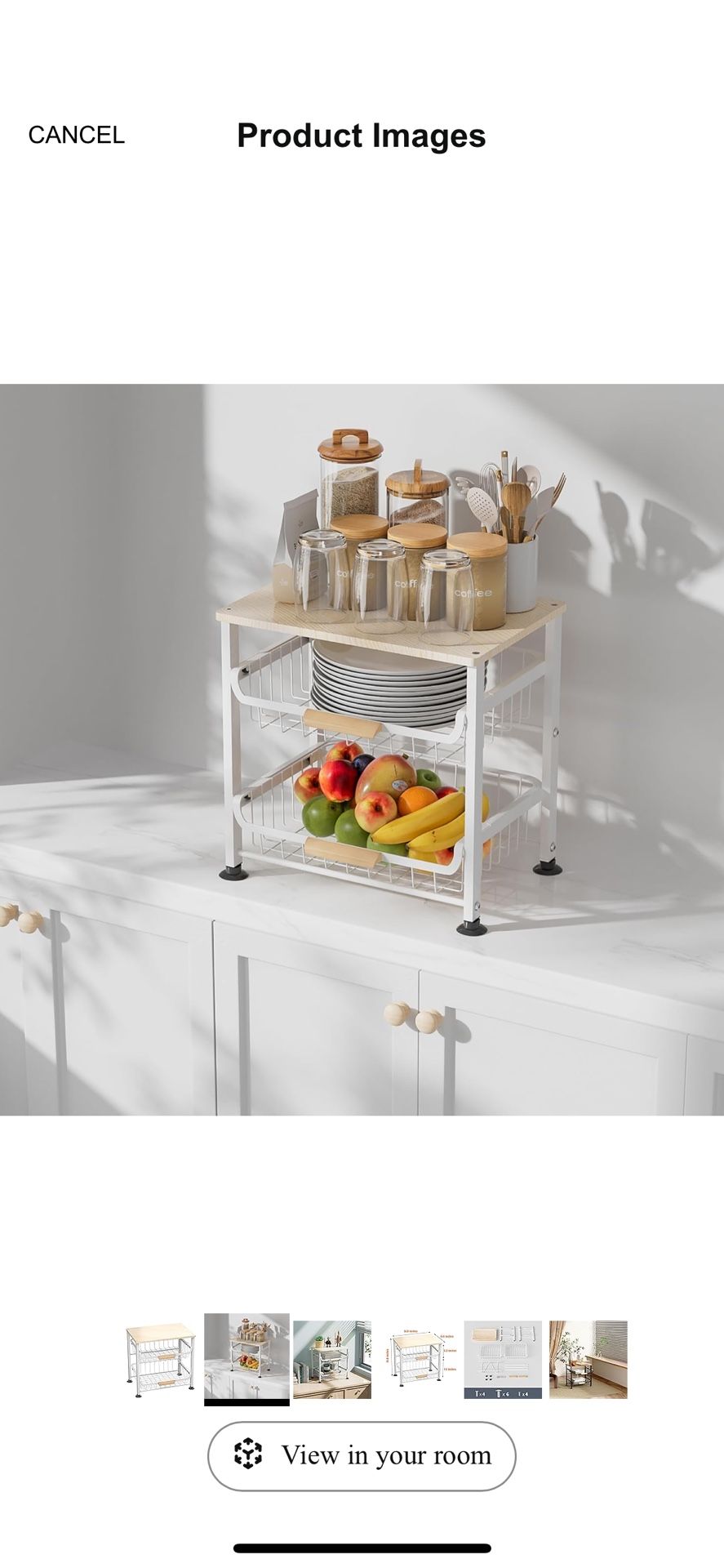 3 Layer Kitchen Storage Rack.