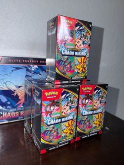 Pokemon Chaos Rising Booster Bundles