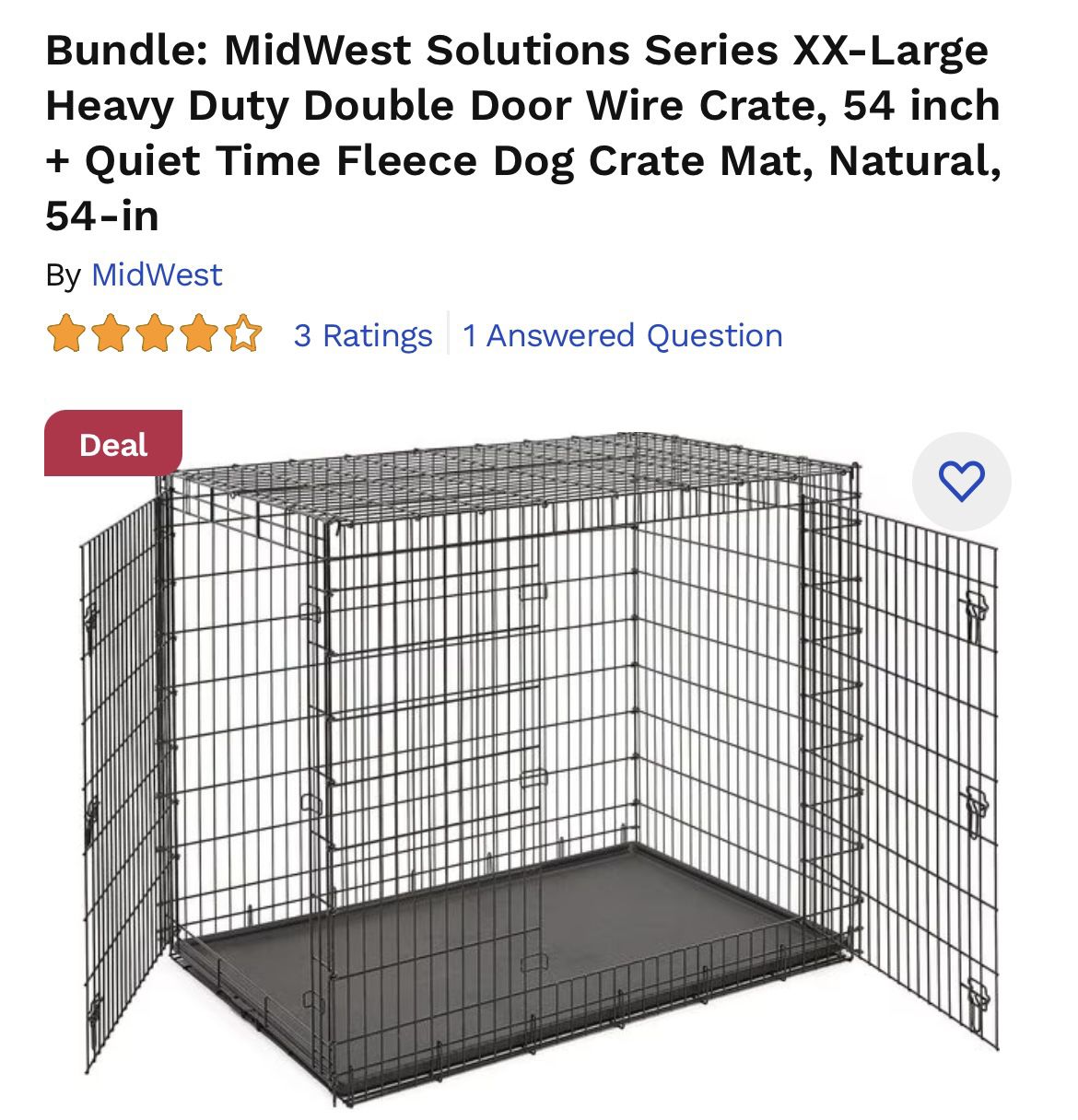 XXL dog crate