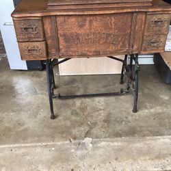 Antiques Sewing Machine desk 