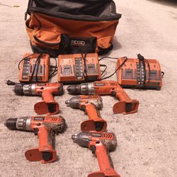 Ridgid Tools... No Batteries 