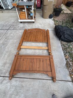 Twin Bed Head & Foot Board Set