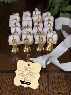 White lanyards with bells