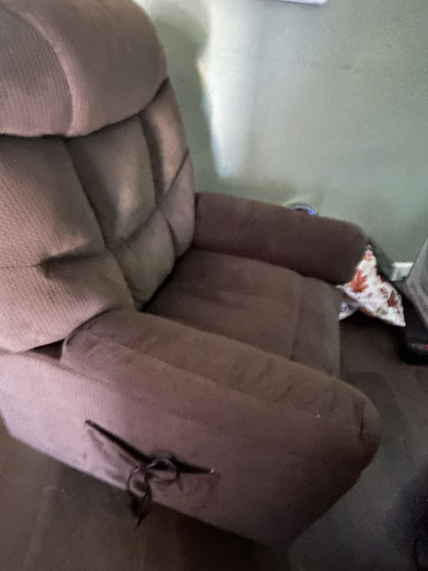 Brown Sofa Recliner With Remote Control
