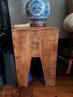 Wooden side table