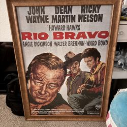 Retro Rio Bravo Poster