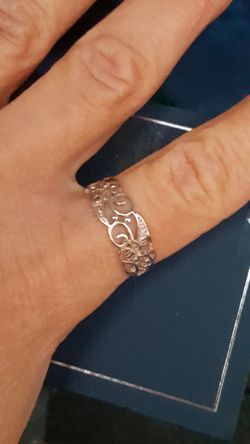 Brand new Sterling silver ring size 7.5-8