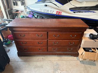 Solid wood dresser