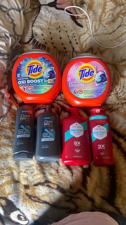 Brand new Tide pods and body wash
