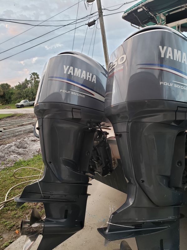 2007 Yamaha twin 250 Marine outboards Engines in immaculate condition