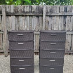 Brown Sterlite 5-Drawer Tower Storage (2)