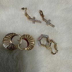 Earrings 14k Gold Plated 