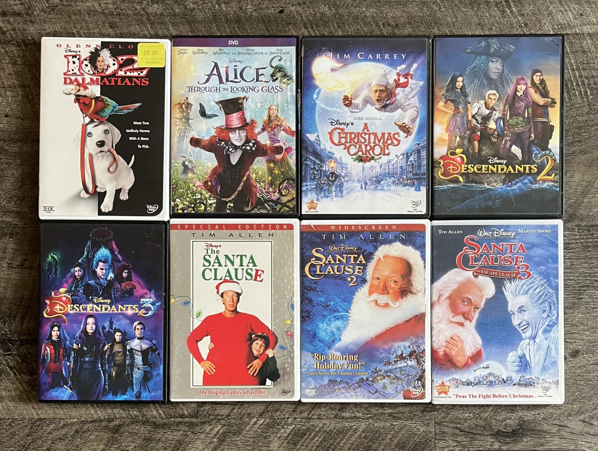 Disney Movies, DVD Lot (Lot of 8 Movies)