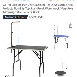 New Dog Grooming Table
