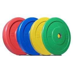 Olympic Rubber Bumper Plates Set - 230lb - 10lb,25lb,35lb ,45lb