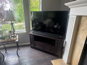 Espresso Dark Wood TV Stand