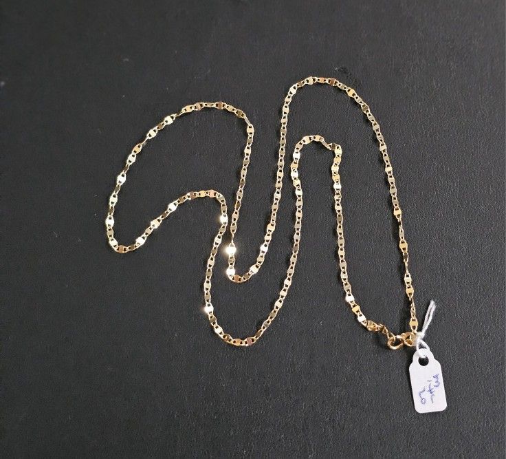 14k Gold Necklace 20 Inch