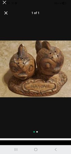 Hawaii Fish Salt and Pepper Shakers