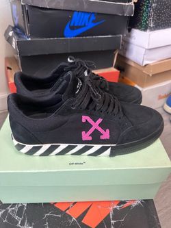 Off-White Low-Top Sneakers Black Pink Arrow