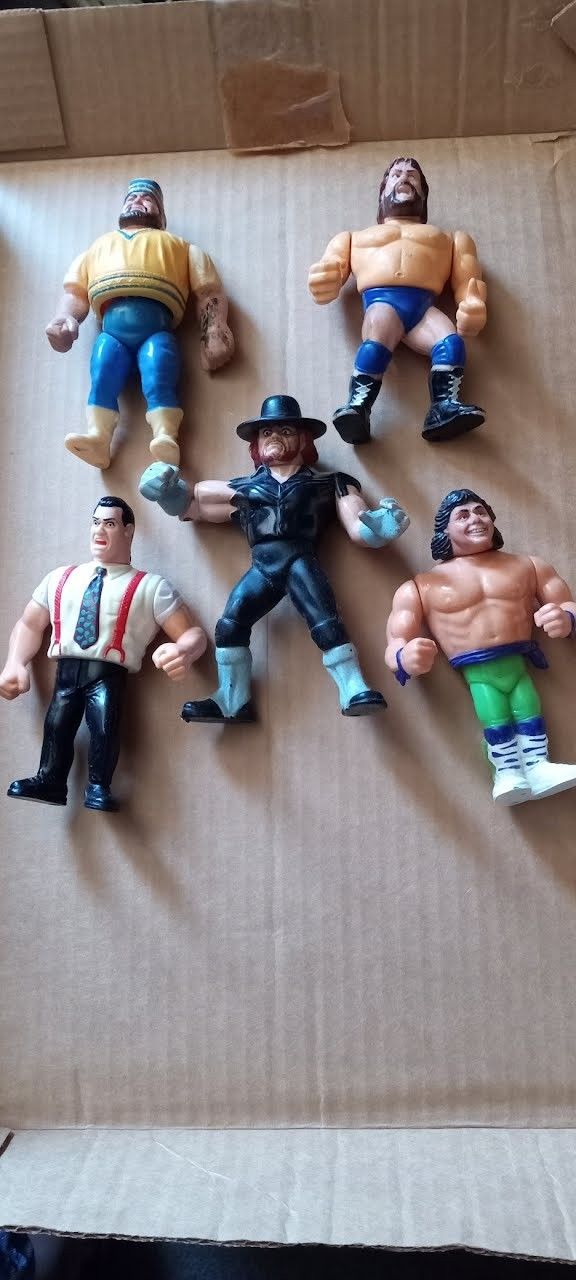 akeem hacksaw irs rocker undertaker wwf wwe hasbro retro