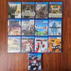 Playstation 4 PS4 video games 10 dollars each