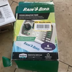 Rain Bird SST600IN 6 Station Irrigation Timer Missing Adapter Pin As Seen In Pictures 