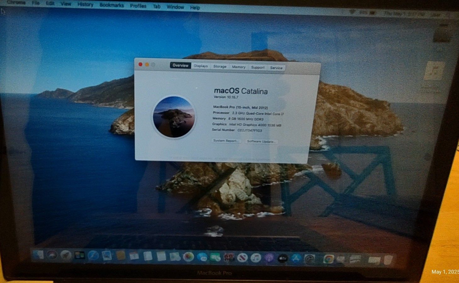MacBook Pro 15 Inch 2012