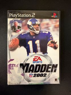 Madden 2002 (Sony PlayStation 2, 2001) No Manual