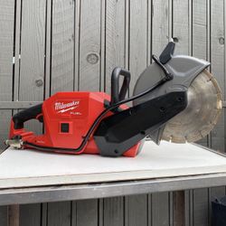 Milwaukee M18 FUEL ONE-KEY 18V Lithium-lon Brushless Cordless 9 in. Cut Off Saw (Tool-Only)
