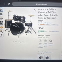 Brand New Still In The Box Drum Set…