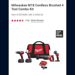 Milwaukee 4 Tools Set