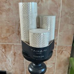 Tahari Three Pillar Candles 