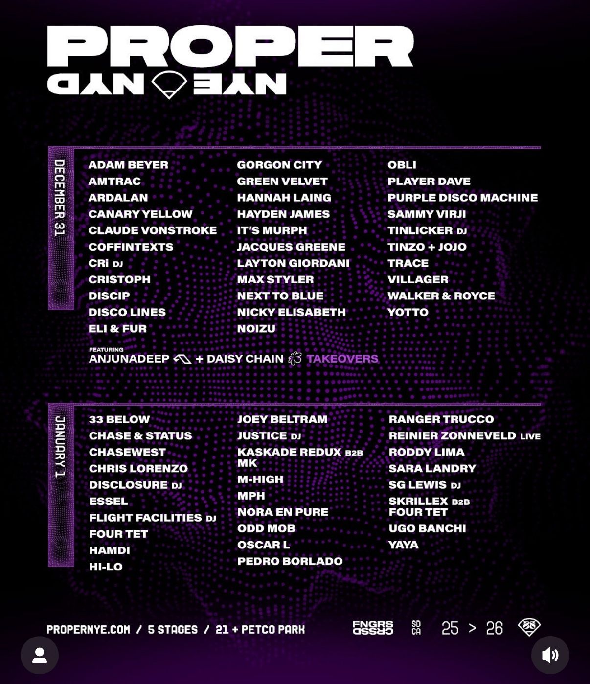 x2 2 Day PROPER NYE tix!! $295 EACH