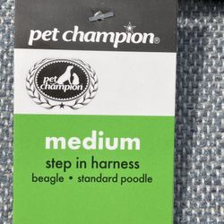 Pet Champion Medium Black Harness