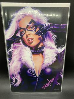 Black Cat Signed Comic Book 