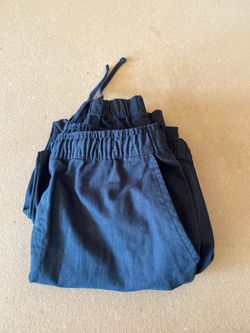 New men’s black pants joggers size small
