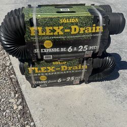 Flex-Drain 25 ft. L x 4 in. Dia. Poly Drain Pipe