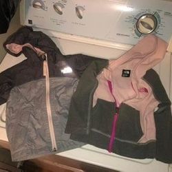 Girls North face Jacket And Lining Set 